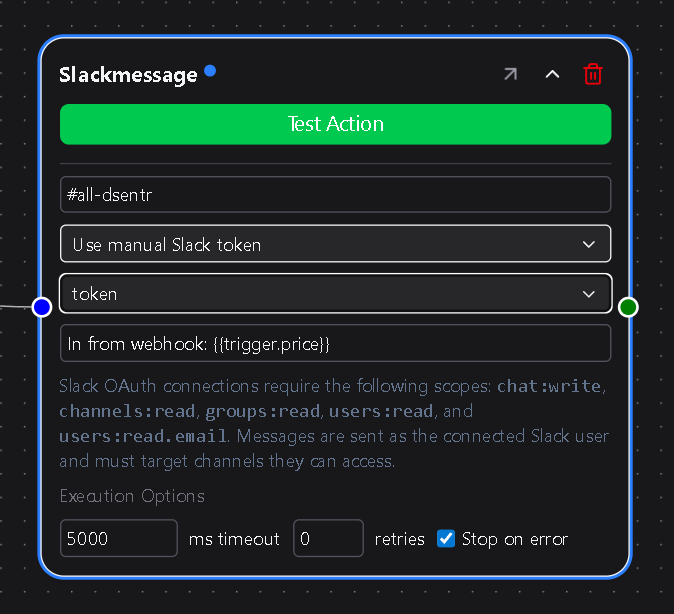 Action node example